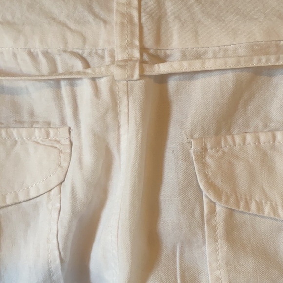 NWTR  Old Navy linen cotton blend cargo pants W 12 - Picture 8 of 13